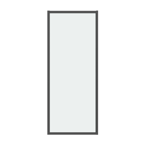 Душевая перегородка Grossman Style 200.K33.05.70.21.00 70х195 стекло прозрачное профиль черный